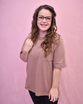 Forgotten Promises Boyfriend Fit Top - The Southern Loft