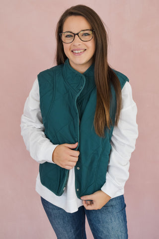 Found In A Dream Quilted Puffer Vest - The Southern Loft