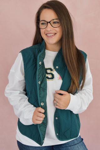 Found In A Dream Quilted Puffer Vest - The Southern Loft