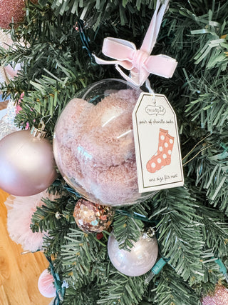 Fuzzy Socks Ornament - The Southern Loft