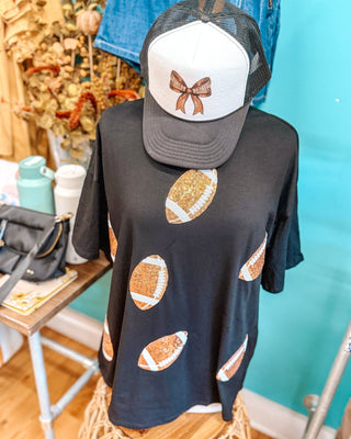 Game Day Dazzling Football Top - The Southern Loft