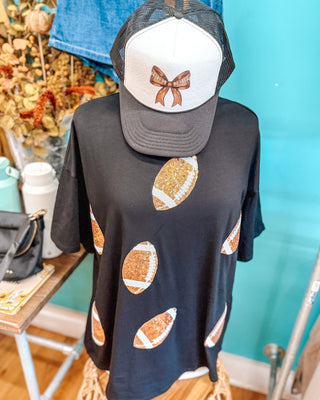 Game Day Dazzling Football Top - The Southern Loft