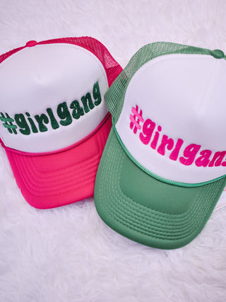 Girl Gang Embroidered Trucker Hat - The Southern Loft