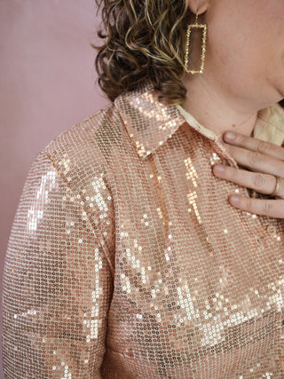 Glamorous Moments Sequin Top - The Southern Loft