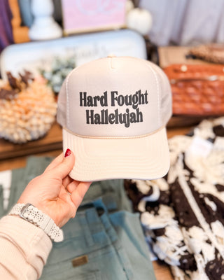 Hard Fought Hallelujah Mesh Trucker Hat - The Southern Loft