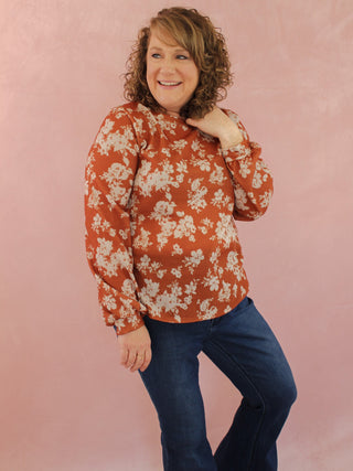 Here Goes Nothing Floral Top - The Southern Loft