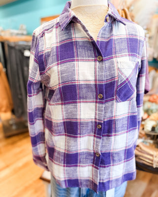 Highlight The Good Plaid Top - The Southern Loft