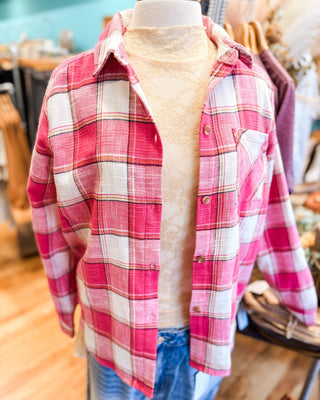 Highlight The Good Plaid Top - The Southern Loft