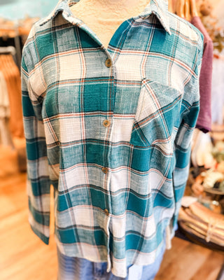 Highlight The Good Plaid Top - The Southern Loft