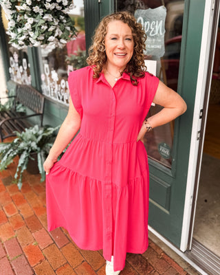 In The Spotlight Tiered Maxi Dress - The Southern Loft