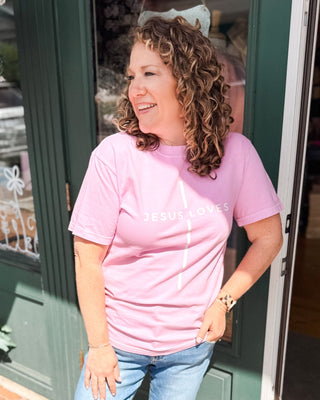 Jesus Loves Graphic Tee - The Southern Loft