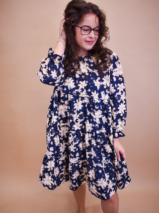 Just For Today Floral Tiered Dress - The Southern Loft