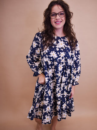 Just For Today Floral Tiered Dress - The Southern Loft