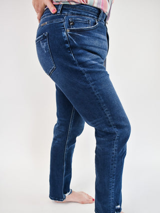 KanCan High Waist Slim Straight Jeans - The Southern Loft