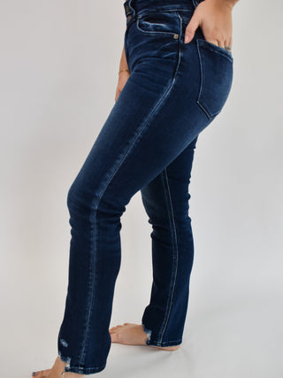 KanCan High Waist Slim Straight Jeans - The Southern Loft