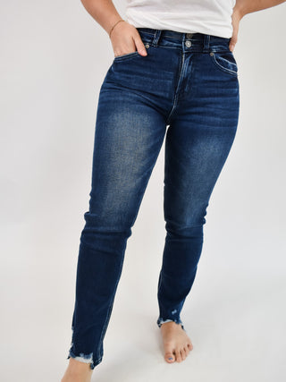 KanCan High Waist Slim Straight Jeans - The Southern Loft