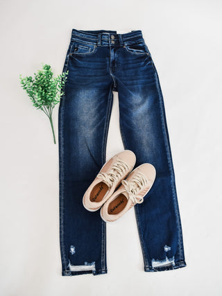 KanCan High Waist Slim Straight Jeans - The Southern Loft