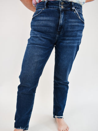 KanCan High Waist Slim Straight Jeans - The Southern Loft