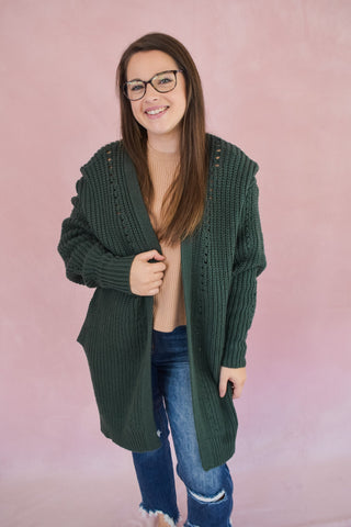 Keep You Close Chunky Cardigan - The Southern Loft