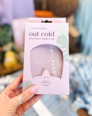Lemon Lavender Out Cold Migraine Cap - The Southern Loft