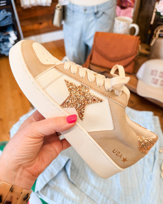 Liberty Glitter Star Sneaker - The Southern Loft