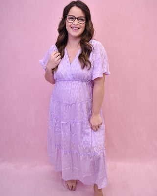 Lightly Leopard Tiered Midi Dress - The Southern Loft