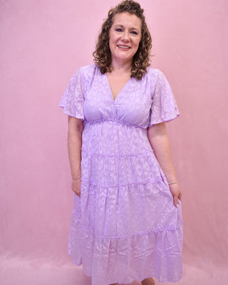Lightly Leopard Tiered Midi Dress - The Southern Loft