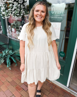Linen & Lovely Tiered Babydoll Dress - The Southern Loft