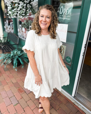 Linen & Lovely Tiered Babydoll Dress - The Southern Loft