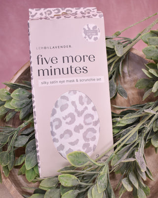 LL Five More Minutes Eye Mask & Scrunchie Set - The Southern Loft
