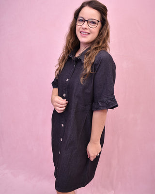 Love Potion Denim Shirt Dress - The Southern Loft