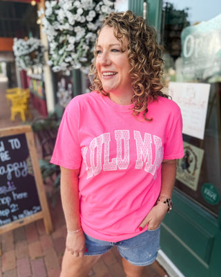 LULU MAC Polka Dot Brand Tee - The Southern Loft
