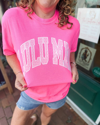 LULU MAC Polka Dot Brand Tee - The Southern Loft