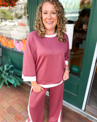 Luxe on the Go Colorblock Raglan LuxeKnit Set - The Southern Loft