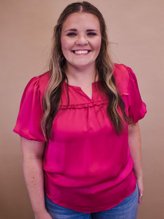 Making Magic Satin Top - The Southern Loft
