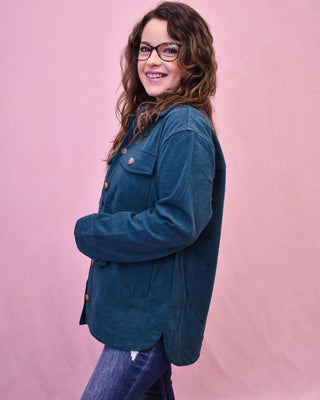 Midtown Chic Corduroy Shacket - The Southern Loft