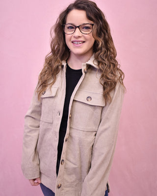 Midtown Chic Corduroy Shacket - The Southern Loft