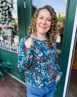 Missed Opportunity Long Sleeve Animal Print Top - The Southern Loft