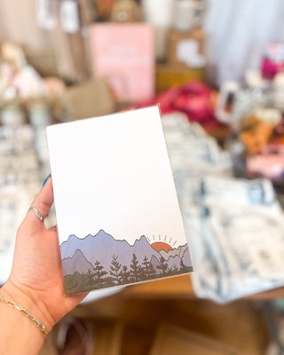 Mountain Scene Notepad - The Southern Loft