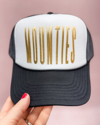 Mounties Gold Puff Trucker Hat - The Southern Loft