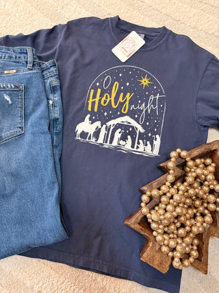 Oh Holy Night Graphic Tee - The Southern Loft