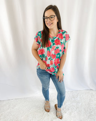 On The Bright Side Floral Top - The Southern Loft