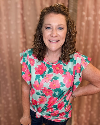 On The Bright Side Floral Top - The Southern Loft