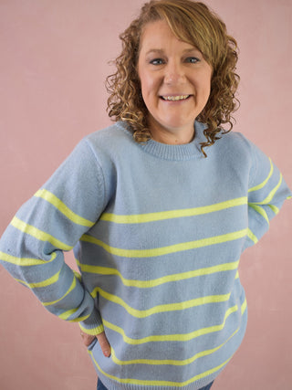 One Thing At A Time Stripe Sweater - The Southern Loft