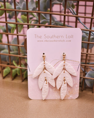 Patterned Multi Marquise Earrings - The Southern Loft