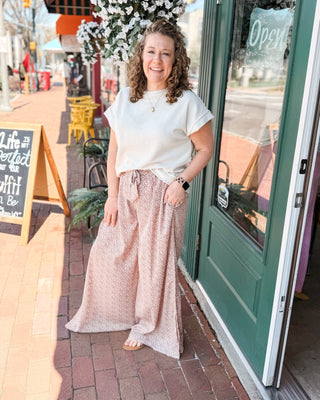 Perfect Petals Wide Leg Pants - The Southern Loft