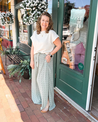 Perfect Petals Wide Leg Pants - The Southern Loft