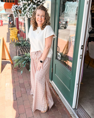 Perfect Petals Wide Leg Pants - The Southern Loft