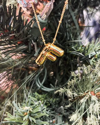 Personalized Bubble Balloon Initial Necklace - The Southern Loft