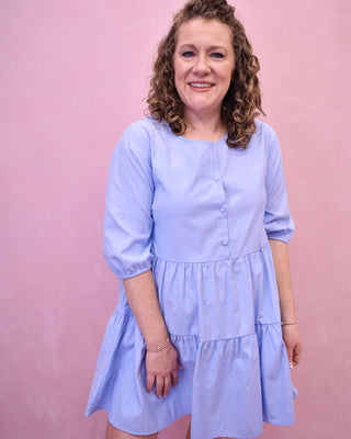 Pretty Darling Tiered Mini Dress - The Southern Loft